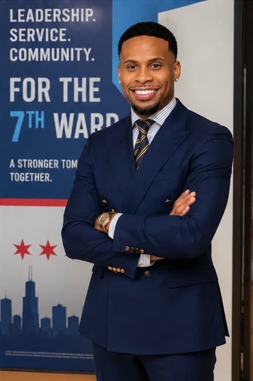 Samuel C. Sparks. Leadership. Service. Community. For the 7th Ward.